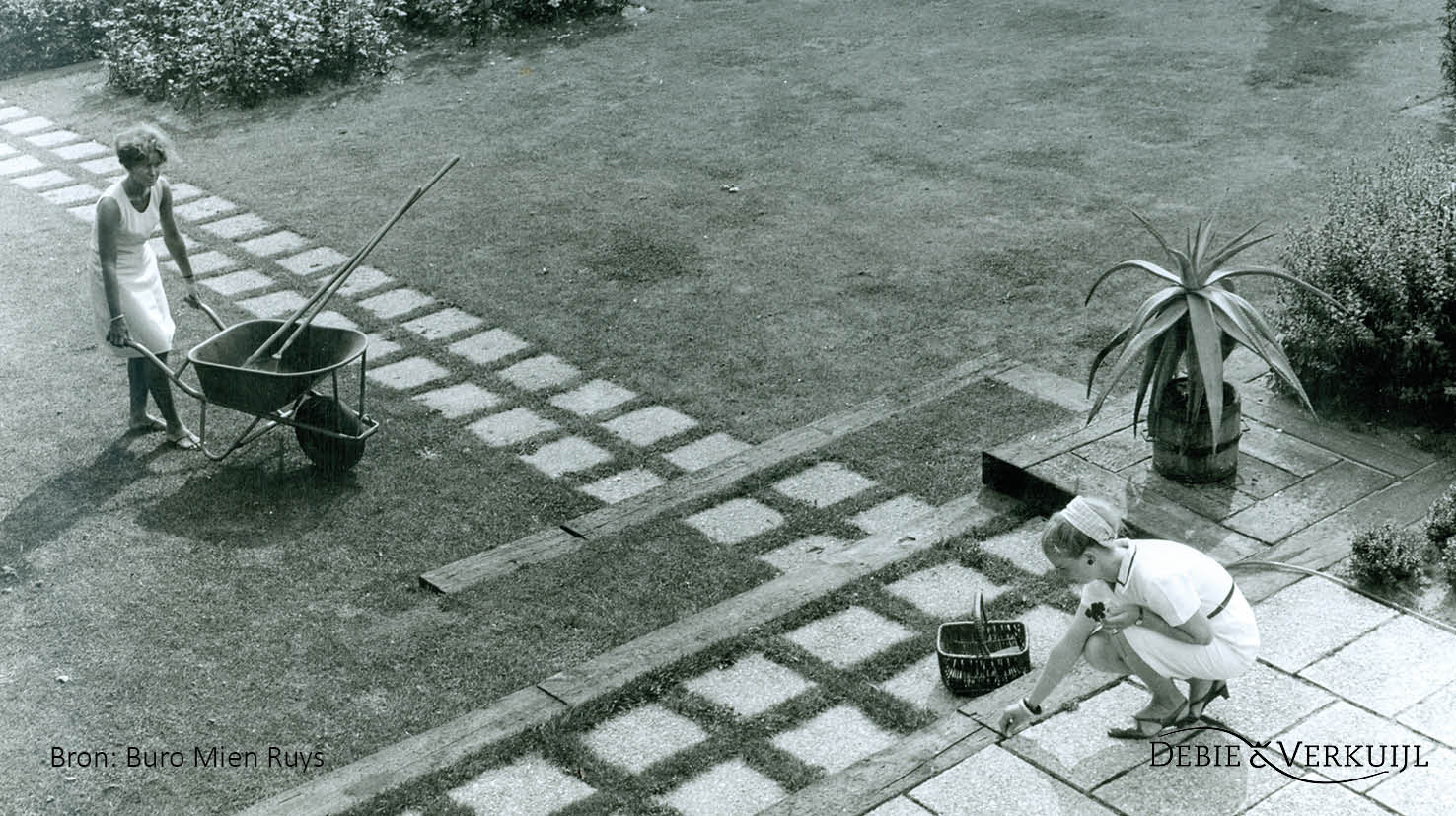 Huis Bonnema Historische Foto Erfgoed Mien Ruys Tuin