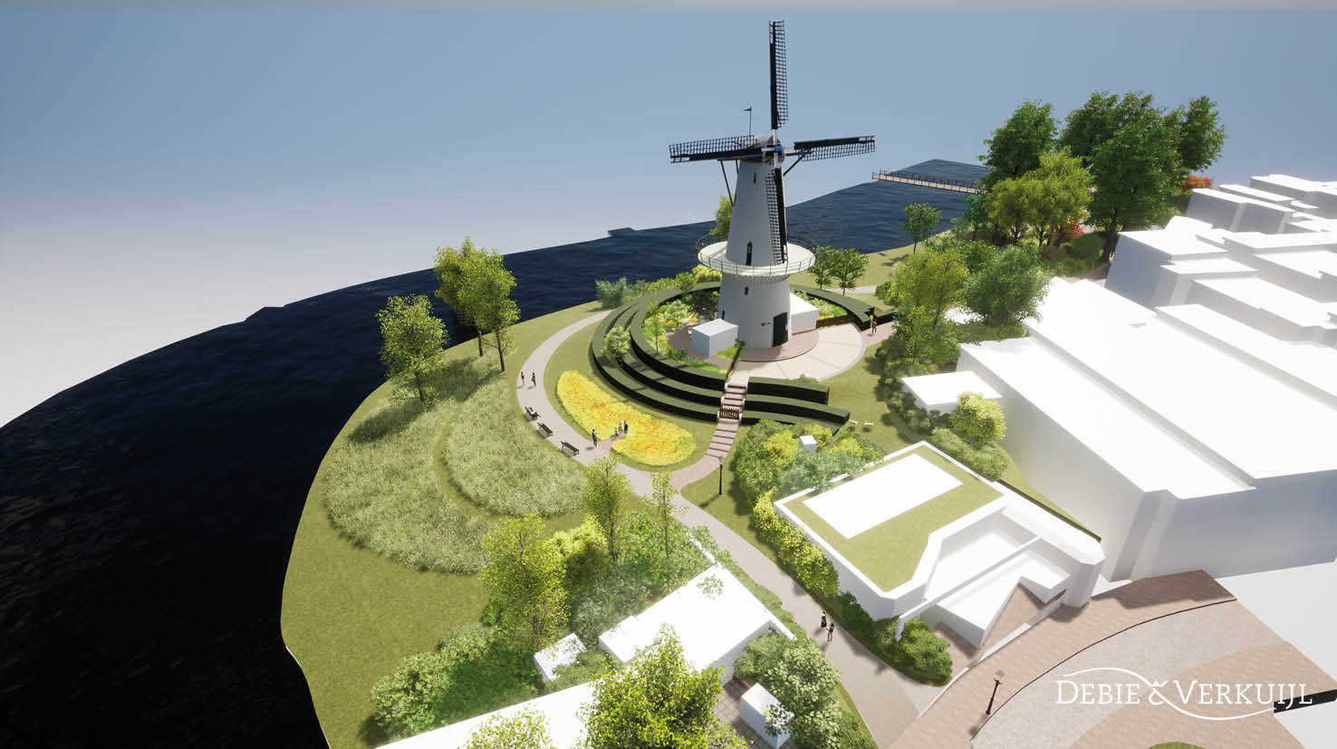 Bolwerk Alkmaar Vesting Molen Erfgoed Monument Debie Verkuijl Hovenier Landschapsarchitect